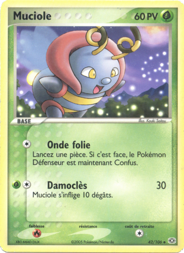 Muciole 42 — EX Emerald (French Pokémon TCG card)