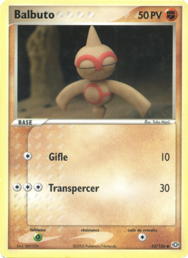 Balbuto 43 — EX Emerald (French Pokémon TCG card)