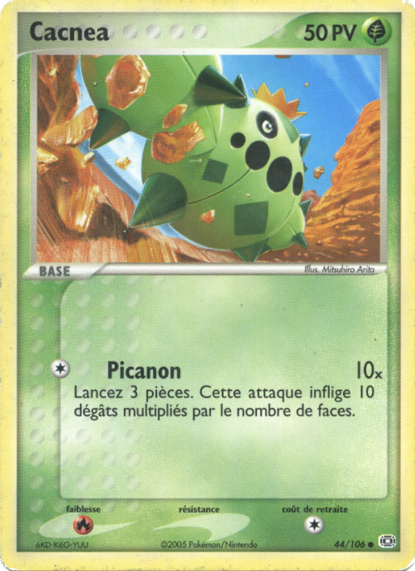 Cacnea 44 — EX Emerald (French Pokémon TCG card)