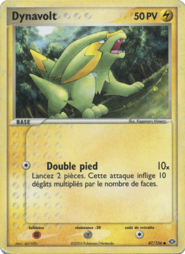 Dynavolt 47 — EX Emerald (French Pokémon TCG card)