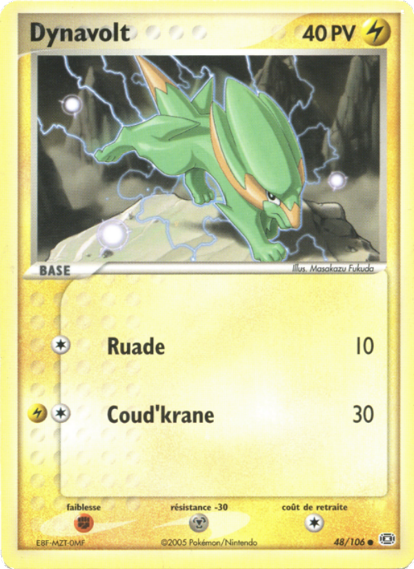 Dynavolt 48 — EX Emerald (French Pokémon TCG card)