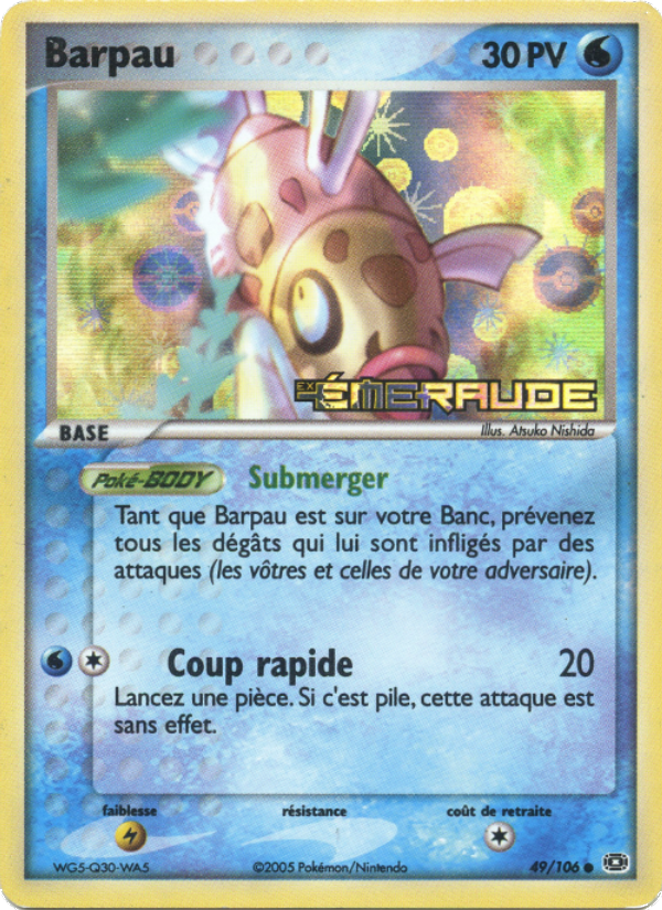 Barpau 49 — EX Emerald (French Pokémon TCG card)