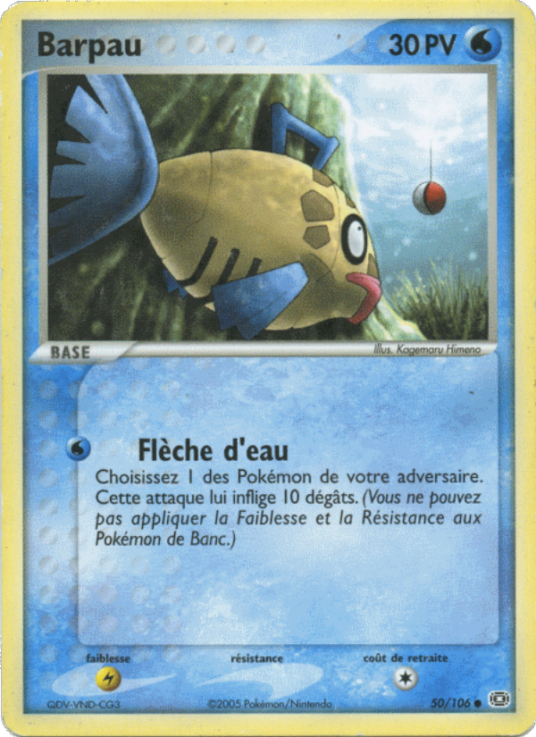 Barpau 50 — EX Emerald (French Pokémon TCG card)