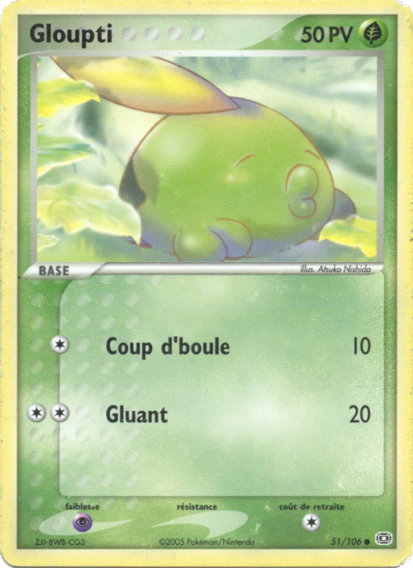 Gloupti 51 — EX Emerald (French Pokémon TCG card)