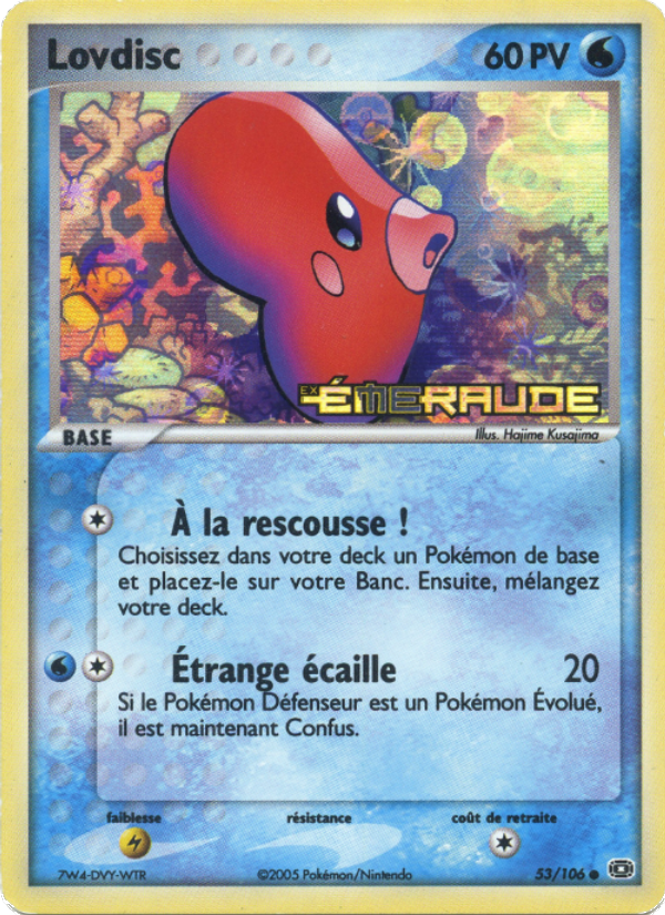 Lovdisc 53 — EX Emerald (French Pokémon TCG card)
