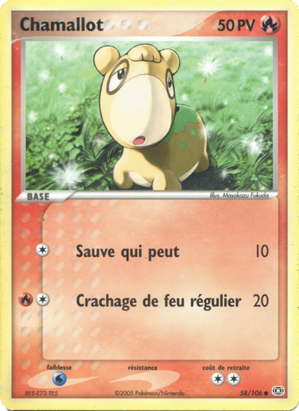 Chamallot 58 — EX Emerald (French Pokémon TCG card)