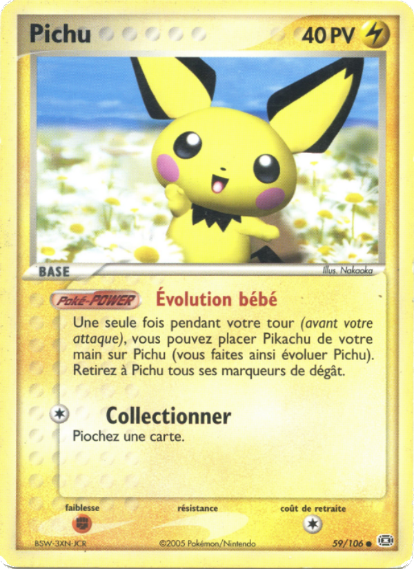 Pichu 59 — EX Emerald (French Pokémon TCG card)