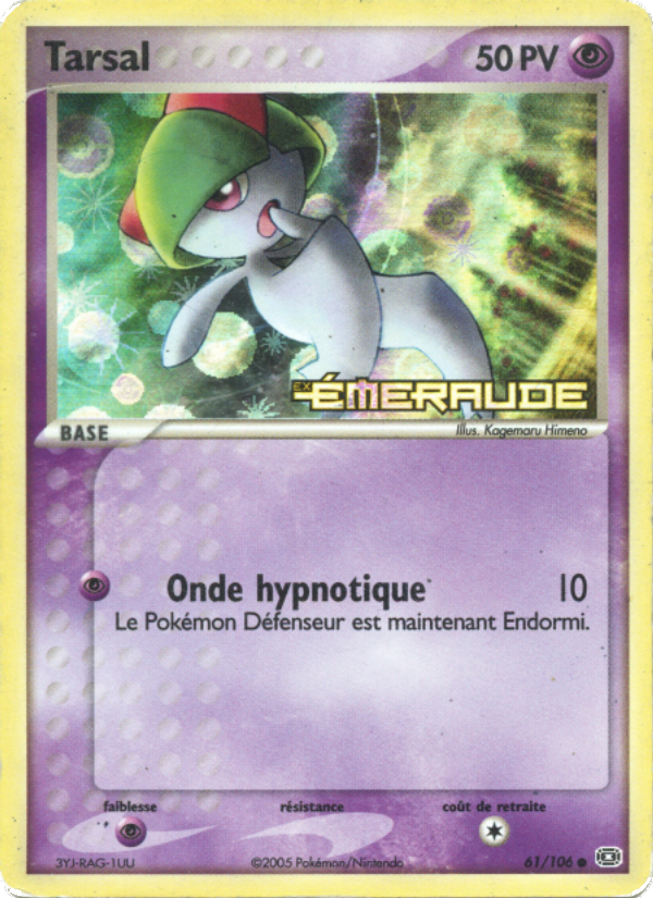 Tarsal 61 — EX Emerald (French Pokémon TCG card)