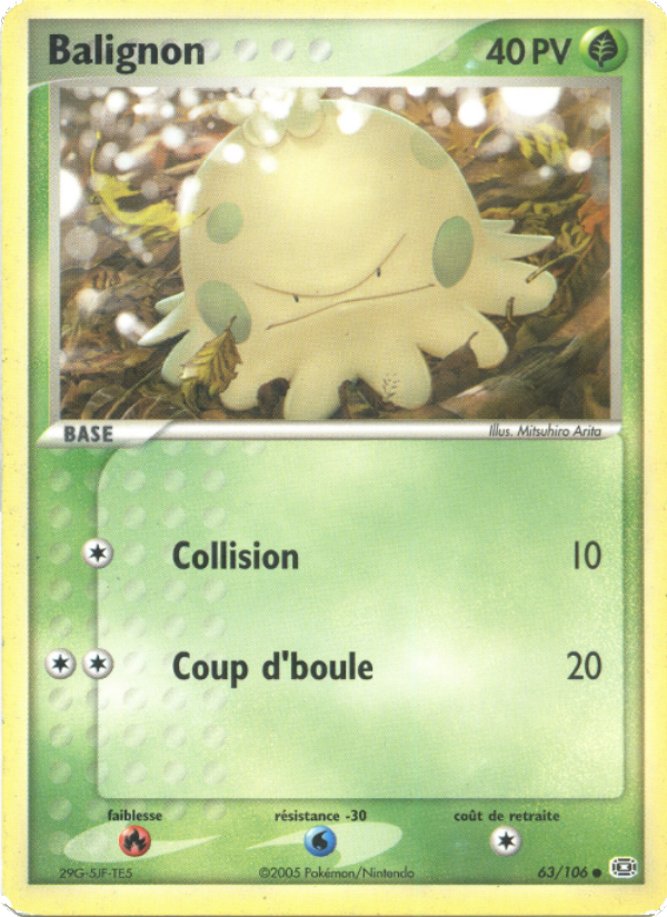 Balignon 63 — EX Emerald (French Pokémon TCG card)
