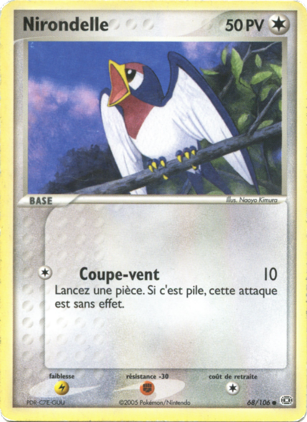 Nirondelle 68 — EX Emerald (French Pokémon TCG card)