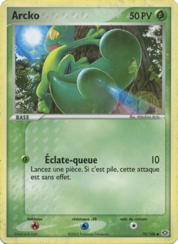 Arcko 70 — EX Emerald (French Pokémon TCG card)