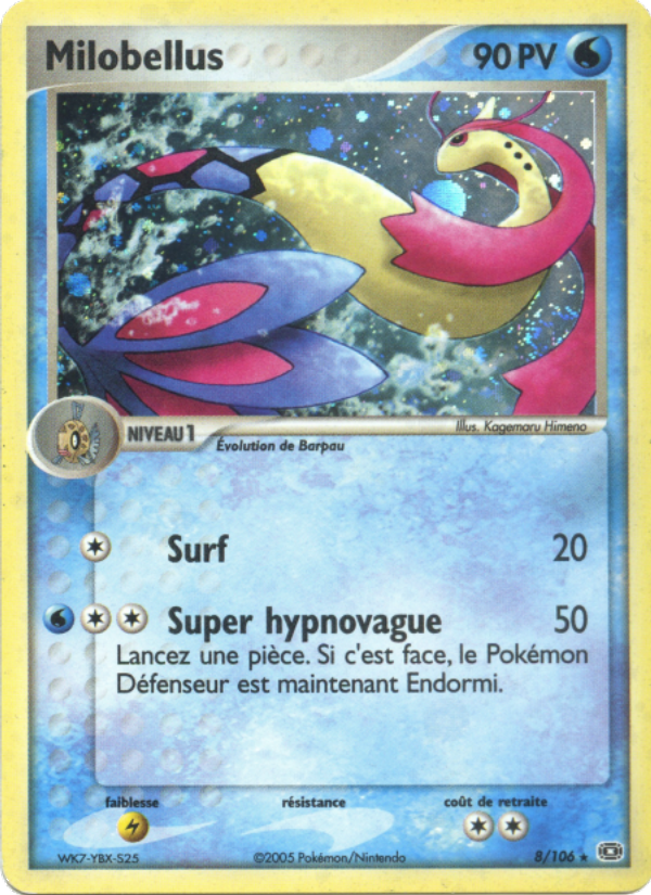 Milobellus 8 — EX Emerald (French Pokémon TCG card)
