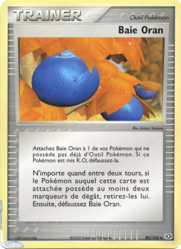 Baie Oran 80 — EX Emerald (French Pokémon TCG card)