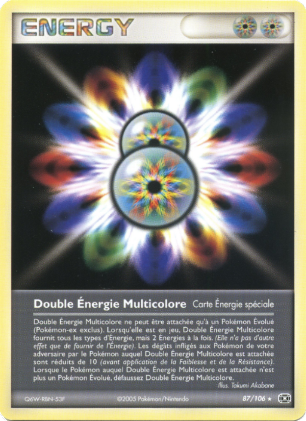 Double Énergie Multicolore 87 — EX Emerald (French Pokémon TCG card)