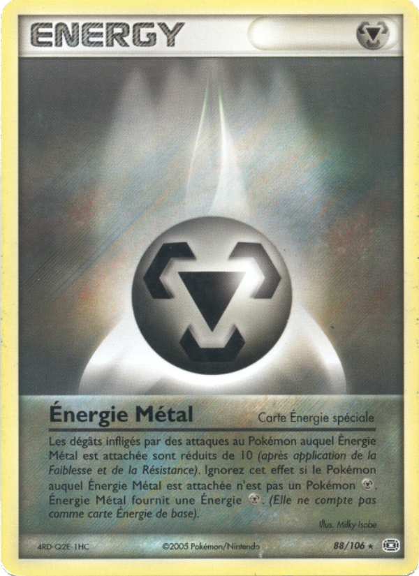 Énergie Métal 88 — EX Emerald (French Pokémon TCG card)