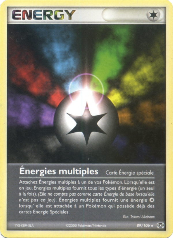 Énergies multiples 89 — EX Emerald (French Pokémon TCG card)