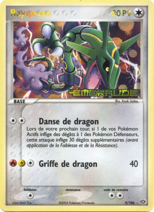 Rayquaza 9 — EX Emerald (French Pokémon TCG card)