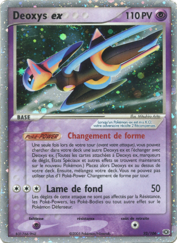 Deoxys ex 93 — EX Emerald (French Pokémon TCG card)