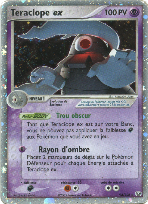 Teraclope ex 94 — EX Emerald (French Pokémon TCG card)