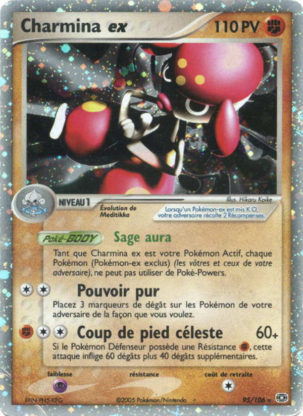 Charmina ex 95 — EX Emerald (French Pokémon TCG card)