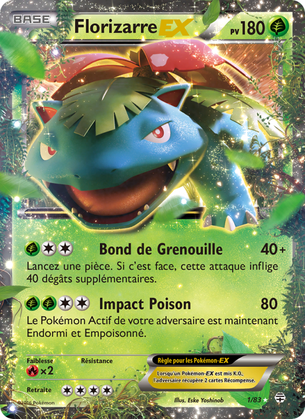 Florizarre-EX 1 — Generationen (French Pokémon TCG card)