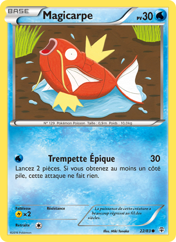 Magicarpe 22 — Generationen (French Pokémon TCG card)