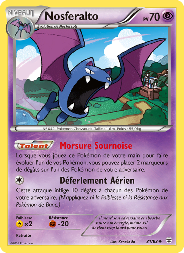 Nosferalto 31 — Generationen (French Pokémon TCG card)