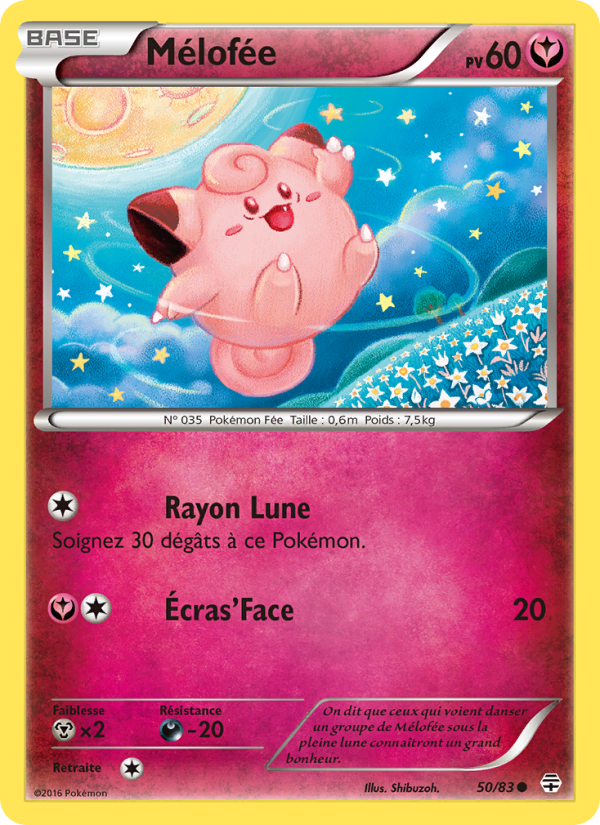 Mélofée 50 — Generationen (French Pokémon TCG card)