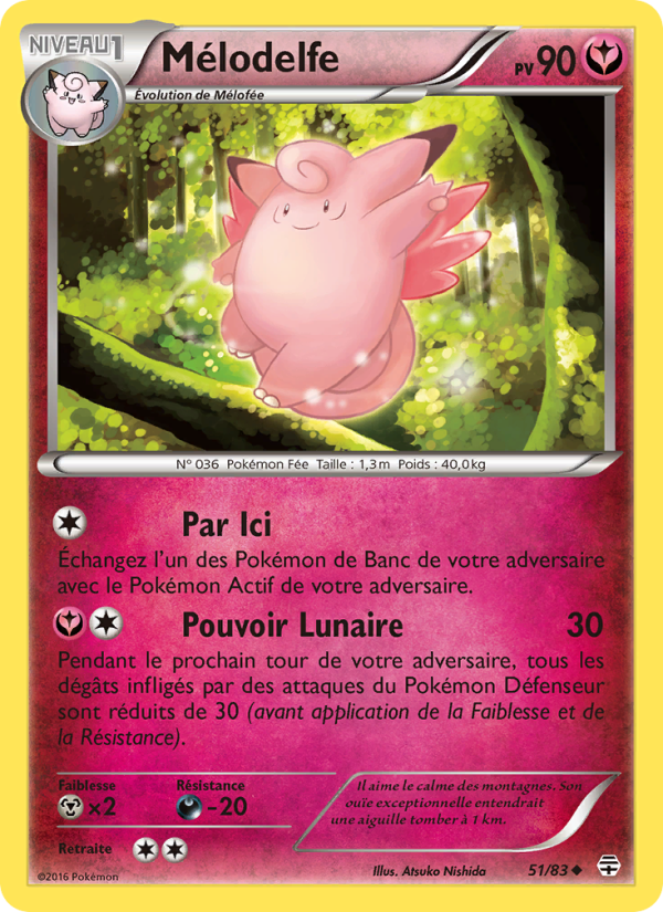 Mélodelfe 51 — Generationen (French Pokémon TCG card)