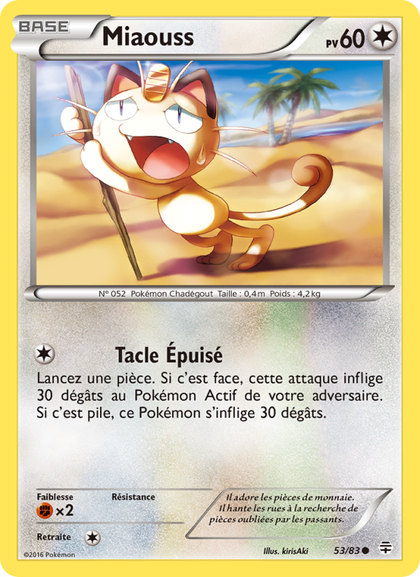 Miaouss 53 — Generationen (French Pokémon TCG card)