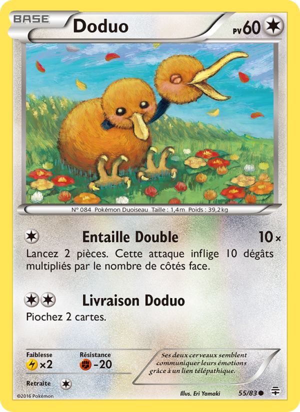 Doduo 55 — Generationen (French Pokémon TCG card)