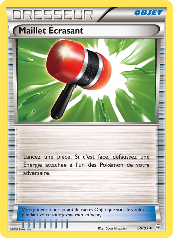 Maillet Écrasant 60 — Generationen (French Pokémon TCG card)