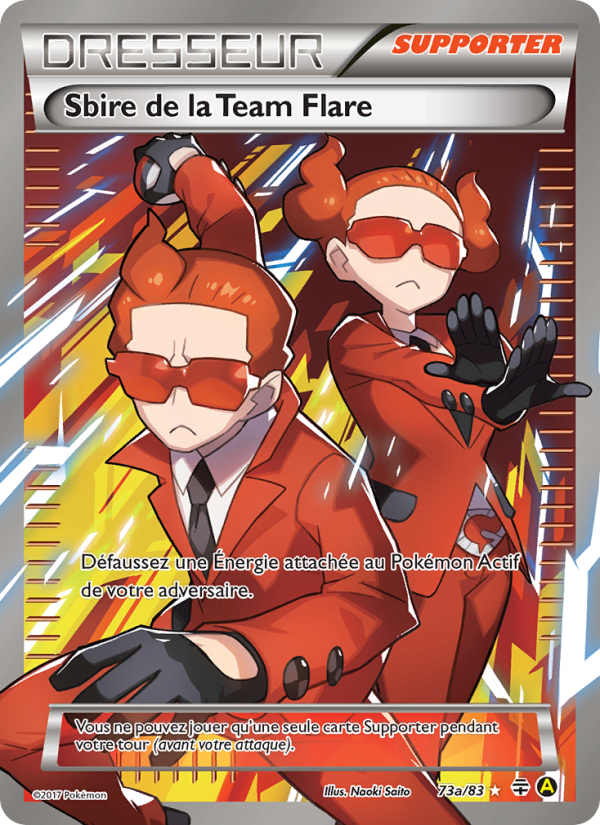 Sbire de la Team Flare 73 — Generationen (French Pokémon TCG card)