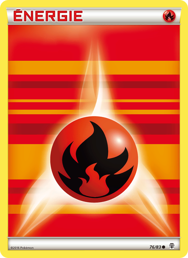 Énergie Fire de base 76 — Generationen (French Pokémon TCG card)