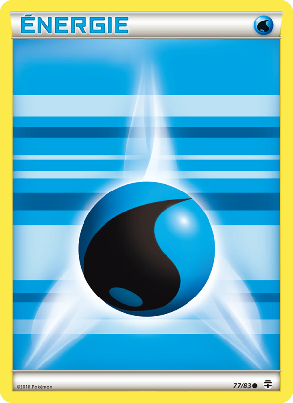 Énergie Water de base 77 — Generationen (French Pokémon TCG card)