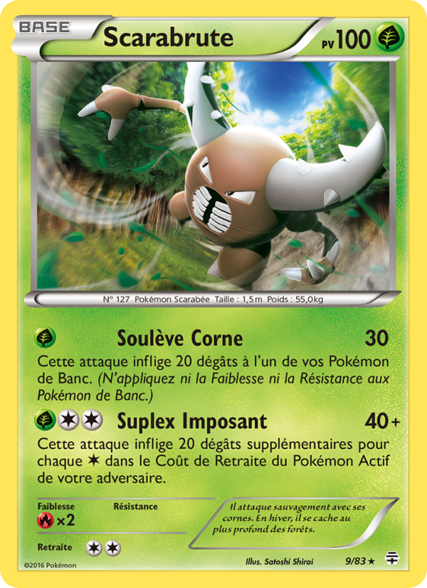 Scarabrute 9 — Generationen (French Pokémon TCG card)