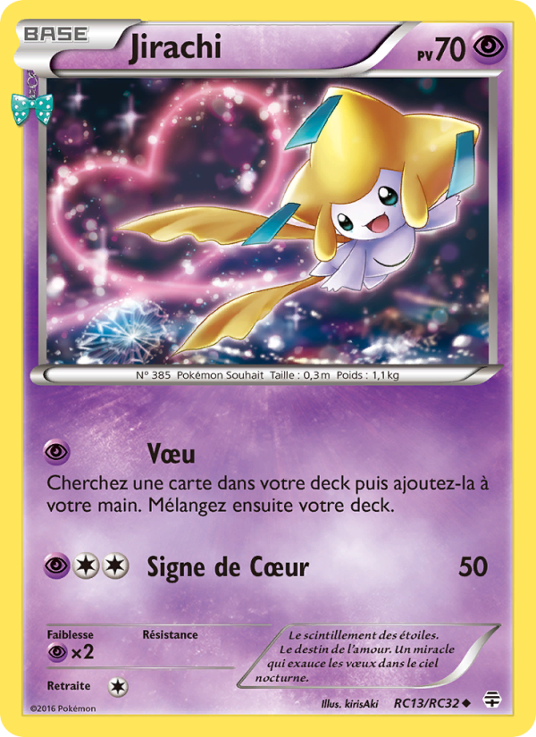 Jirachi RC13 — Generationen (French Pokémon TCG card)