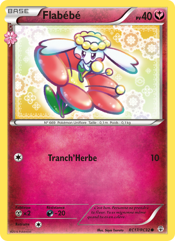 Flabébé RC17 — Generationen (French Pokémon TCG card)