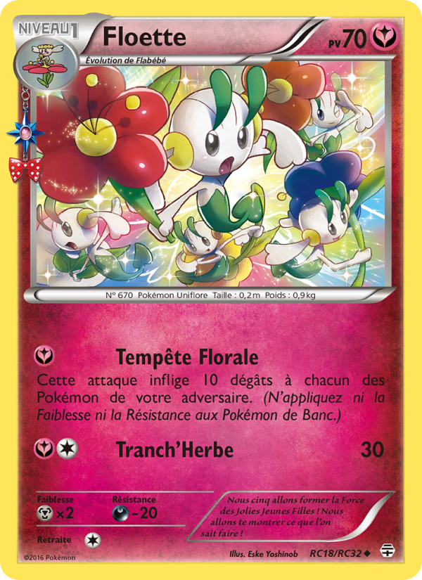 Floette RC18 — Generationen (French Pokémon TCG card)