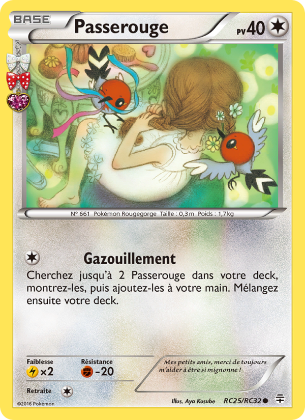Passerouge RC25 — Generationen (French Pokémon TCG card)
