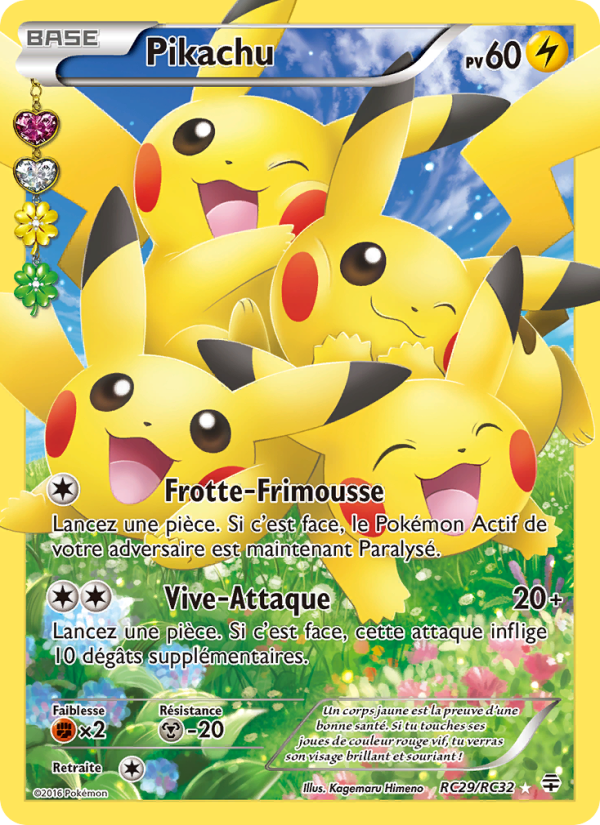 Pikachu RC29 — Generationen (French Pokémon TCG card)