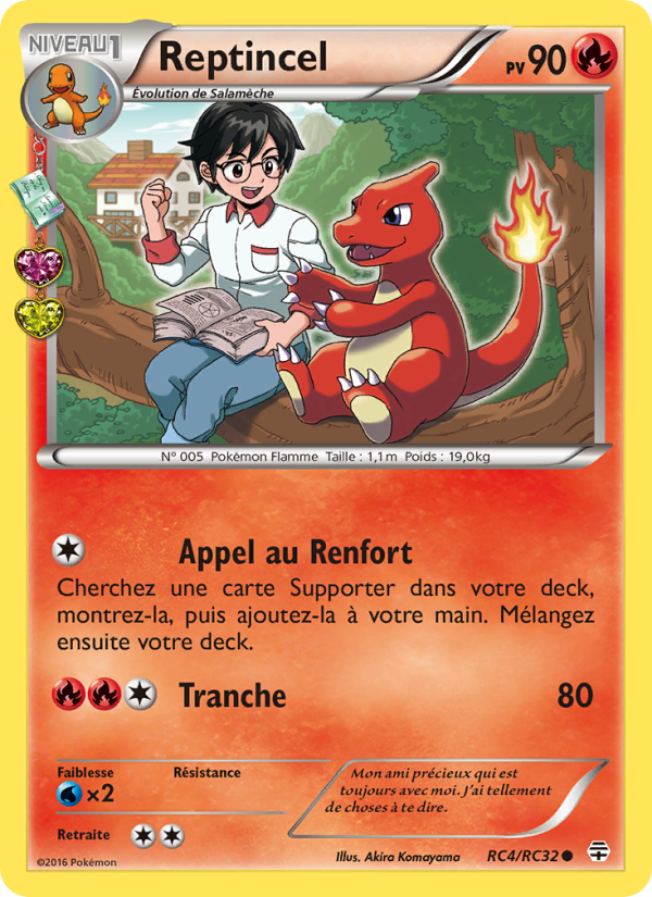 Reptincel RC4 — Generationen (French Pokémon TCG card)