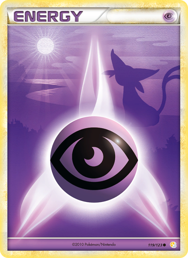 Énergie Psy 119 — HeartGold SoulSilver (French Pokémon TCG card)