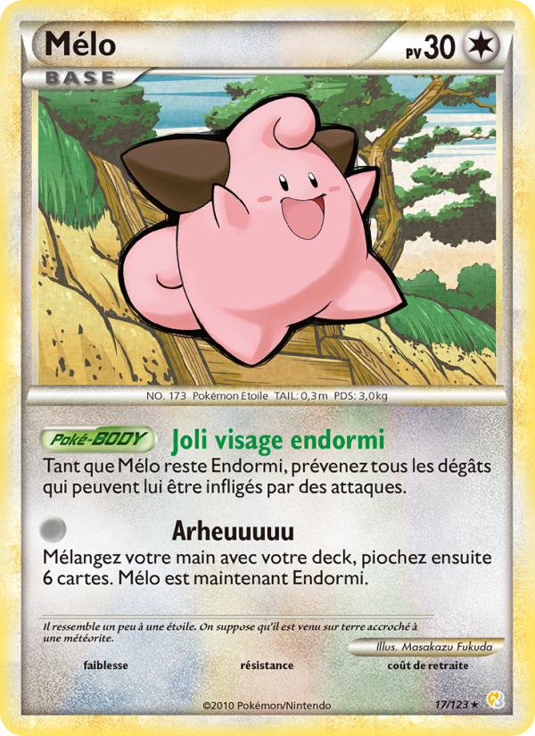 Mélo 17 — HeartGold SoulSilver (French Pokémon TCG card)