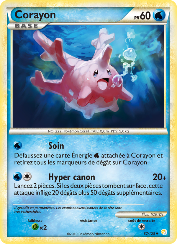 Corayon 37 — HeartGold SoulSilver (French Pokémon TCG card)