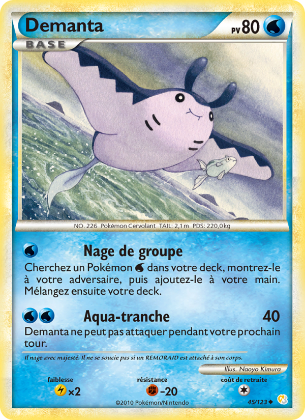 Demanta 45 — HeartGold SoulSilver (French Pokémon TCG card)