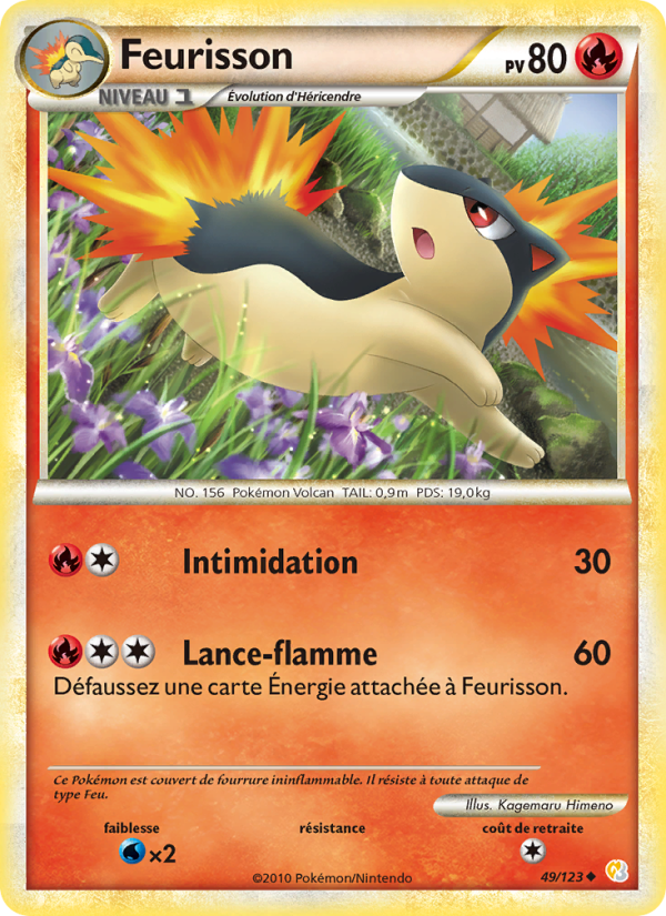 Fleurisson 49 — HeartGold SoulSilver (French Pokémon TCG card)