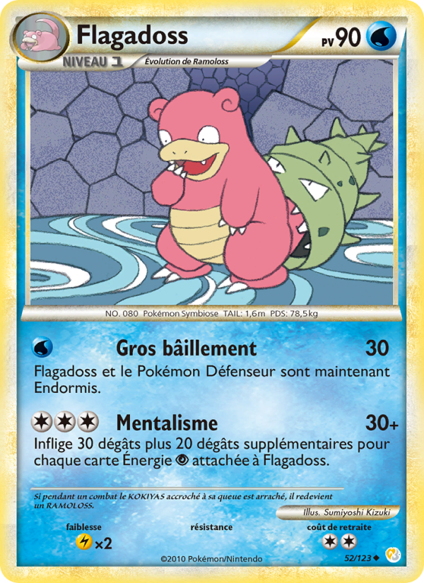Flagadoss 52 — HeartGold SoulSilver (French Pokémon TCG card)