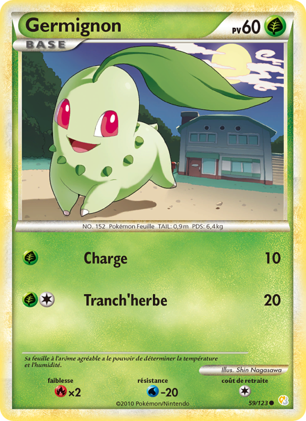 Germignon 59 — HeartGold SoulSilver (French Pokémon TCG card)