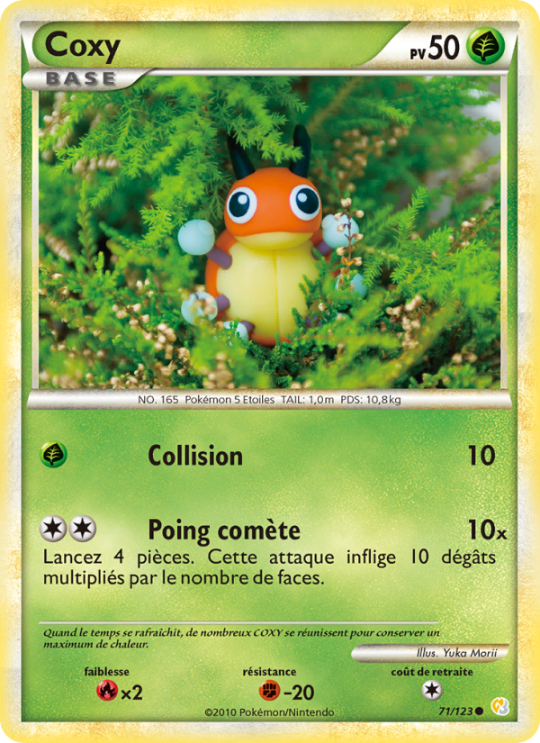 Coxy 71 — HeartGold SoulSilver (French Pokémon TCG card)